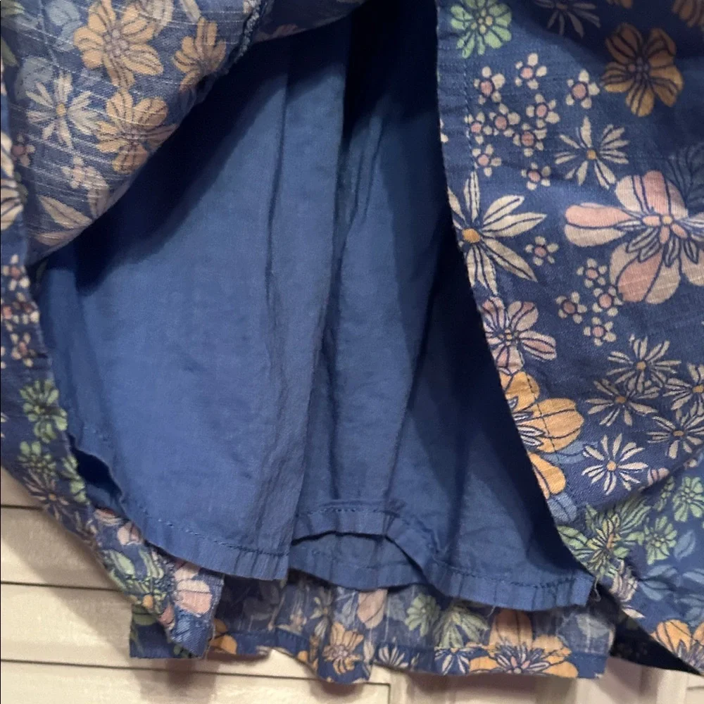 Floral Blue Easter girl Kids Dress size 2T